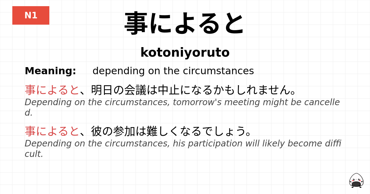 事によると flashcard