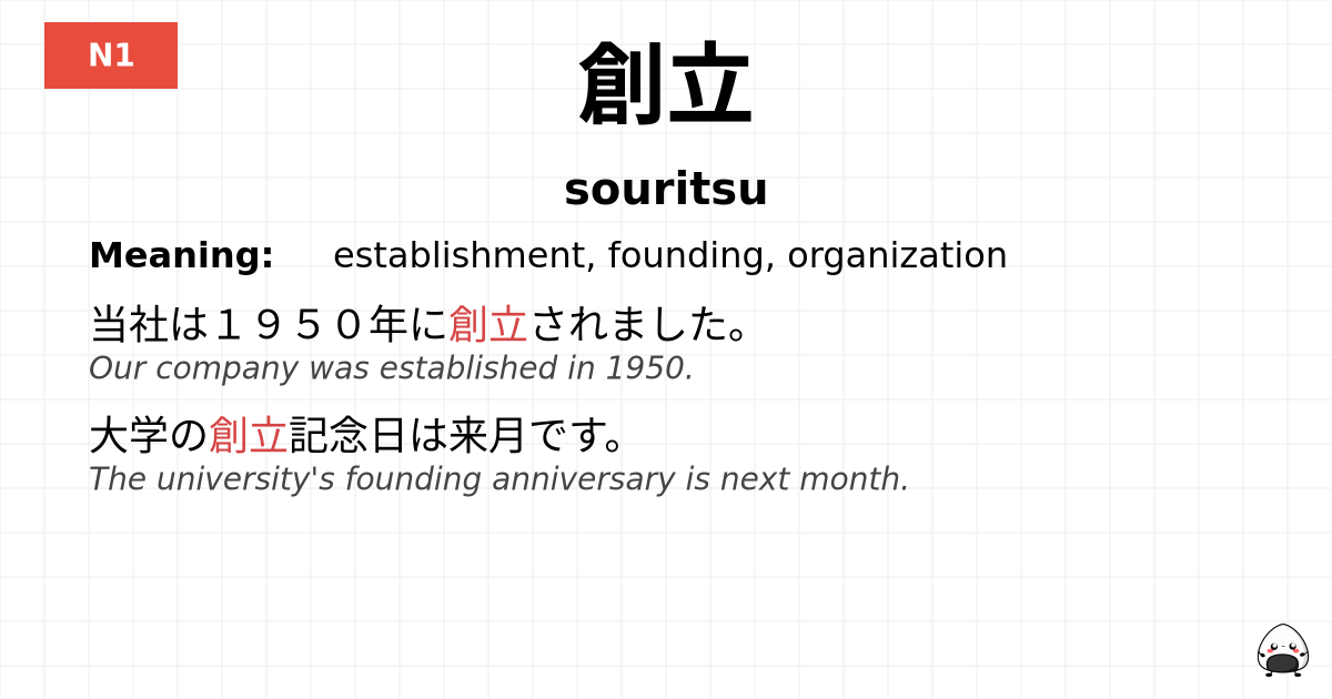 創立 flashcard
