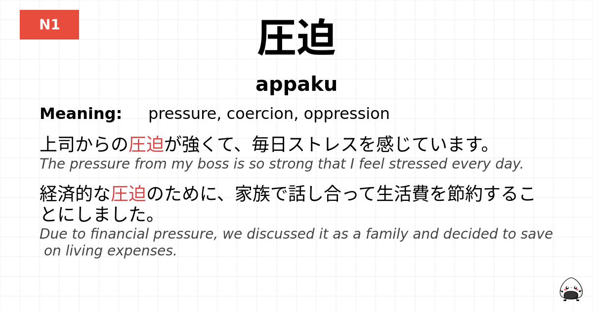 圧迫 flashcard