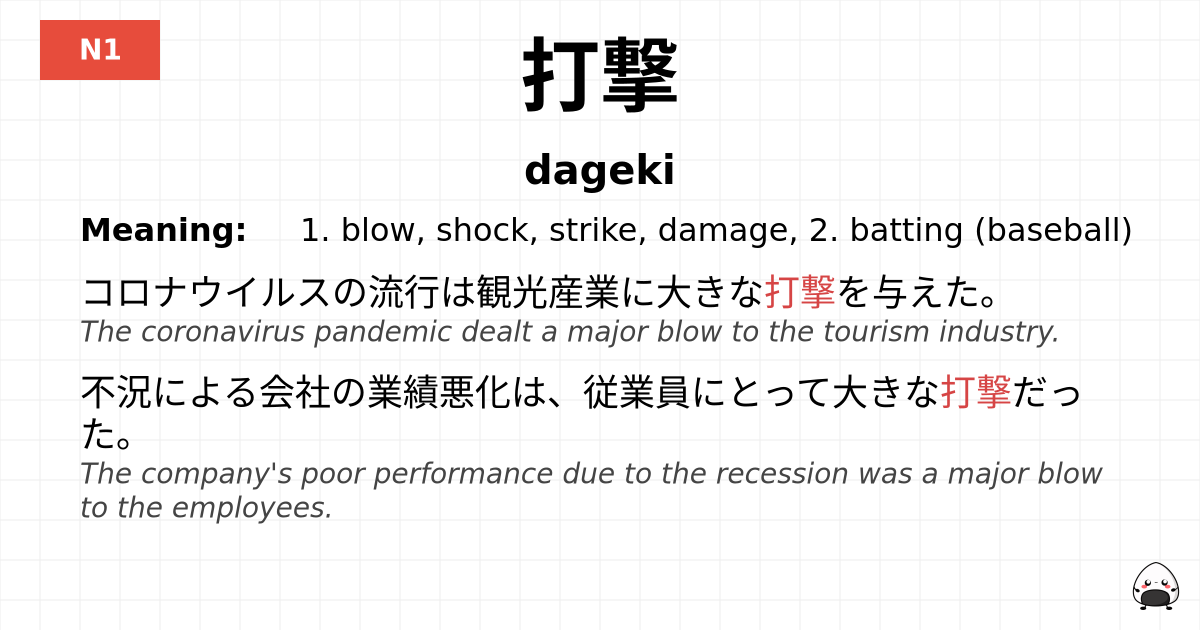 打撃 flashcard