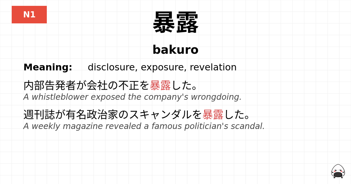 暴露 flashcard