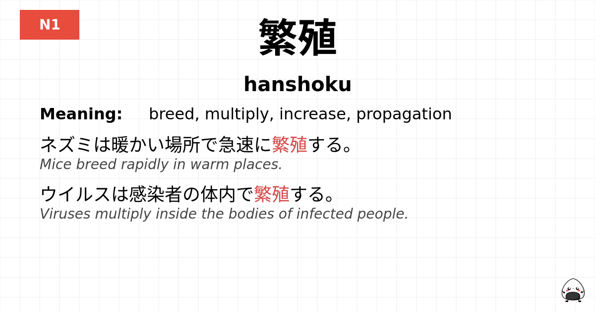 繁殖 flashcard