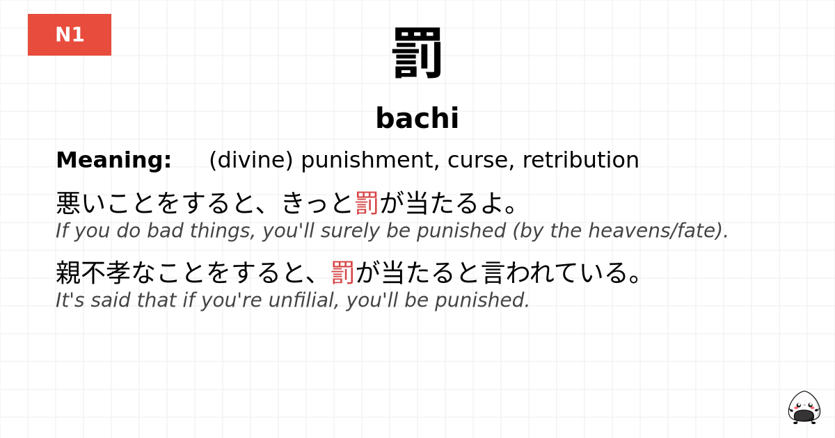 罰 flashcard