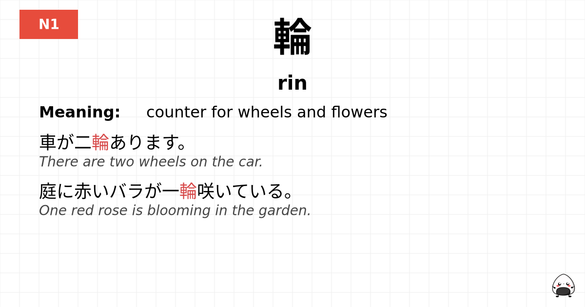 輪 flashcard