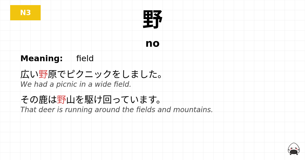 JLPT JLPT-N3 Vocab: の - jlpt.amgidex.com