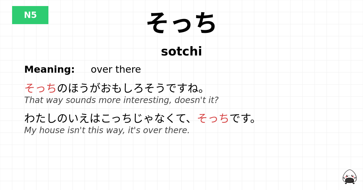 そっち flashcard
