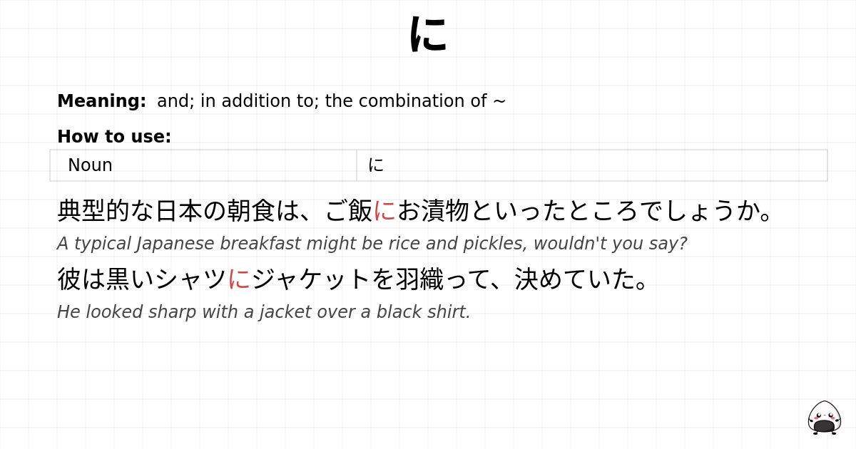 JLPT N1 Grammar: に - jlpt.amgidex.com